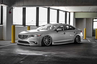 Реснички на фары var №1 Mazda 6 / Atenza GJ (2012 - 2018) + УСТАНОВОЧНЫЙ КОМПЛЕКТ