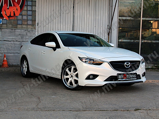 Клыки переднего бампера var №2 Lite Style Mazda 6 / Atenza GJ (2012 - 2018)