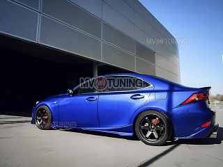 Боковые пороги(сплиттеры) к-т Lexus IS III (2013 - 2022)