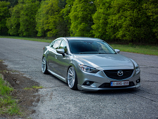 Клыки переднего бампера var №2 Lite Style Mazda 6 / Atenza GJ (2012 - 2018)