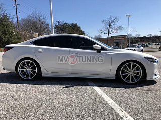 Комплект сплиттеров(передний и боковые-сплиттеры (пороги) Mazda 6 / Atenza GJ (2018 - 2023)