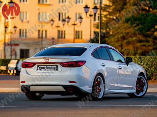 Пороги SkyActivSport Mazda 6 / Atenza GJ и GL (2012 - 2023) + УСТАНОВОЧНЫЙ КОМПЛЕКТ