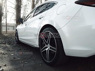 Боковые-сплиттеры (пороги) к-т Mazda 6 / Atenza GJ и GL (2012 - 2023) + УСТАНОВОЧНЫЙ КОМПЛЕКТ