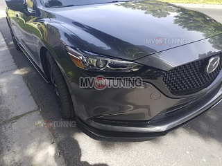 Боковые-сплиттеры (пороги) к-т Mazda 6 / Atenza GJ и GL (2012 - 2023) + УСТАНОВОЧНЫЙ КОМПЛЕКТ