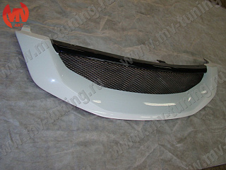 Решетка радиатора (СЕТКА В КОМПЛЕКТЕ) "Mugen Style" Honda Civic 4D (2009-2012) + УСТАНОВОЧНЫЙ КОМПЛЕКТ