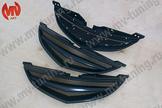 Решетка радиатора Sport var №2 Mazda 6 (2008-2012) + УСТАНОВОЧНЫЙ КОМПЛЕКТ