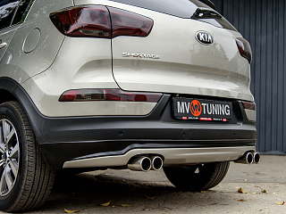 Юбка заднего бампера Ixion KIA Sportage (2010-2016)