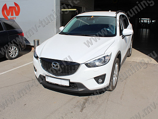 Реснички на фары var №1 широкие Mazda CX-5 (2011 - 2016) + УСТАНОВОЧНЫЙ КОМПЛЕКТ