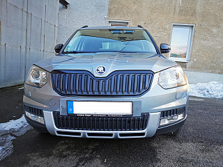 Комплект зимних экранов Skoda Yeti Outdoor (2013 - 2018) ПОД ОКРАСКУ