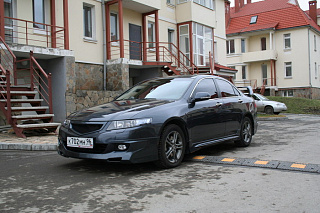 Пороги Mugen Style var №2(рестайлинг) для Honda Accord 7 (VII) / ACURA TSX (2002-2008)  + УСТАНОВОЧНЫЙ КОМПЛЕКТ