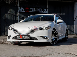 Решетка радиатора Mazda 6 комплектация №1 (планки) / Atenza GJ (2015 - 2018)