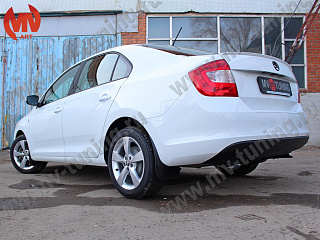 Спойлер лип Skoda Rapid (2012 - 2023) + УСТАНОВОЧНЫЙ КОМПЛЕКТ