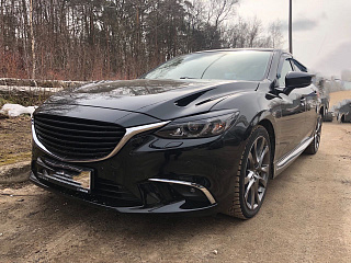 Решетка радиатора Mazda 6 GJ (2015 - 2018) комплектация с защитным экраном для адаптивного радара круиз контроля 