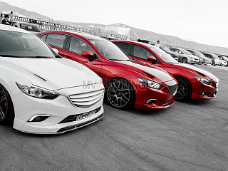 Капот с глухими жабрами SkyActivSport на Mazda 6 / Atenza GL (2019 - н.в.)