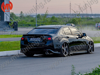 Козырек на стекло широкий var №2 Honda Accord 8(VIII) / Acura TSX (CU) (2008-2013) + УСТАНОВОЧНЫЙ КОМПЛЕКТ