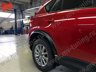 BLACK TEXTURED. Расширители колесных арок для Mazda CX-5 (крашенная в текстуру) (2011-2016)