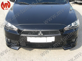 Клыки переднего бампера Mitsubishi Lancer X (2.0 Intense) (2007-2010)