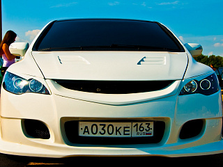 Передний бампер INGS Extreem Honda Civic 4D (2006-2012)