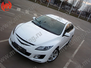 Реснички на фары Mazda 6 (2008-2012) + УСТАНОВОЧНЫЙ КОМПЛЕКТ