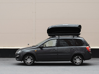 Автобокс Broomer Venture (L) 430л. АБС, текстурный пластик (Чёрный)