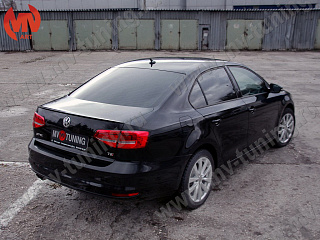 Лип спойлер VW Jetta VI (2015 - 2018) + УСТАНОВОЧНЫЙ КОМПЛЕКТ