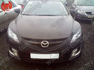 Реснички на фары Mazda 6 (2008-2012) + УСТАНОВОЧНЫЙ КОМПЛЕКТ