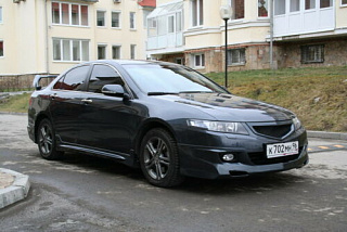 Пороги Mugen Style var №2(рестайлинг) для Honda Accord 7 (VII) / ACURA TSX (2002-2008)  + УСТАНОВОЧНЫЙ КОМПЛЕКТ