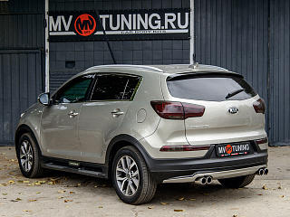 Юбка заднего бампера Ixion KIA Sportage (2010-2016)
