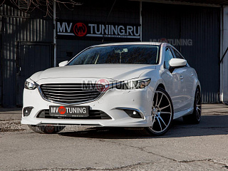 Решетка радиатора Mazda 6 комплектация №1 (планки) / Atenza GJ (2015 - 2018)