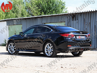 Диффузор заднего бампера var №2 Mazda 6 / Atenza GJ (2012 - 2018)