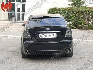 Козырек на стекло (с вырезом под стоп-сигнал) "Concept" Ford Focus 2 Sedan (2004-2011) + УСТАНОВОЧНЫЙ КОМПЛЕКТ