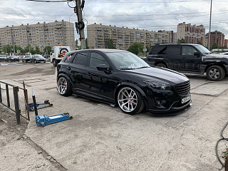 BLACK TEXTURED. Расширители колесных арок для Mazda CX-5 (крашенная в текстуру) (2011-2016)