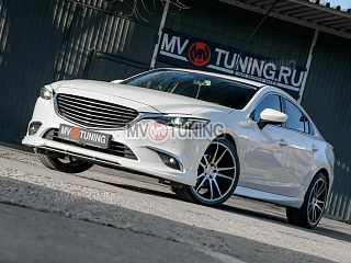 Решетка радиатора Mazda 6 комплектация №1 (планки) / Atenza GJ (2015 - 2018)
