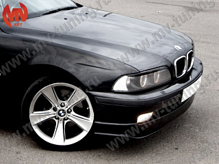 Реснички на фары BMW 5 E39 (1995-2004) + УСТАНОВОЧНЫЙ КОМПЛЕКТ
