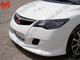 Передний бампер INGS Extreem Honda Civic 4D (2006-2012)
