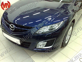 Реснички на фары Mazda 6 (2008-2012) + УСТАНОВОЧНЫЙ КОМПЛЕКТ