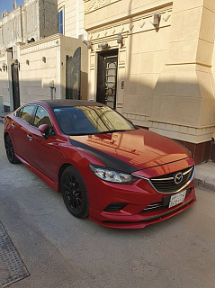 Комплект обвеса Lite Style для Mazda 6 / Atenza GJ (2012 - 2018), Клыки пер + зад, пороги, сплиттер