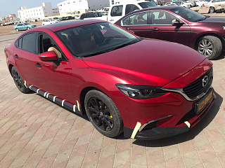 Комплект обвеса для рестайлинга Mazda 6 / Atenza GJ (2015 - 2018) FL Комплект обвеса SkyActiv для Mazda 6 / Atenza GJ (2012 - 2018) Клыки пер + зад, пороги, спойлер вставка в передние клыки.