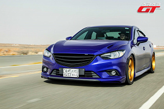 Капот с глухими жабрами SkyActivSport на Mazda 6 / Atenza GJ (2012 - н.в.)
