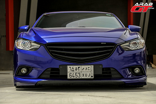Клыки переднего бампера var №2 Lite Style Mazda 6 / Atenza GJ (2012 - 2018)