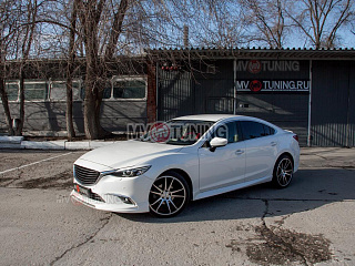 Решетка радиатора Mazda 6 комплектация №1 (планки) / Atenza GJ (2015 - 2018)
