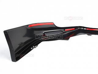 Юбка переднего бампера Type-S Honda Accord 8(VIII) / Acura TSX (CU/CW) (2008-2010) + установочный комплект