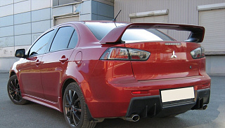 Спойлер в стиле EVO для Mitsubishi Lancer X 10 (2007-2017)