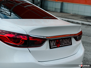 Крышка багажника var №1 место под номер овал на Mazda 6 / Atenza GJ (2012 - 2017)
