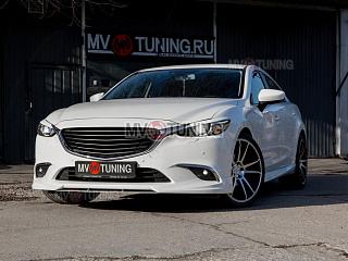 Решетка радиатора Mazda 6 комплектация №1 (планки) / Atenza GJ (2015 - 2018)