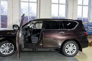 Электрические Пороги ATS для Nissan Patrol  VI (2010-2024)  Под заказ