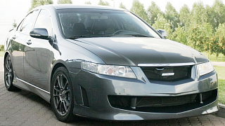 Бампер передний Mugen Style (дорестайл) для Honda Accord 7 (VII) / ACURA TSX (2002-2008)