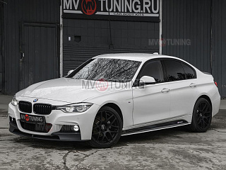 КОМПЛЕКТ НАКЛАДОК (ЛЕЗВИЙ) под пороги M-Perfomance BMW 3 F30/F31 (под покраску) + УСТАНОВОЧНЫЙ КОМПЛЕКТ