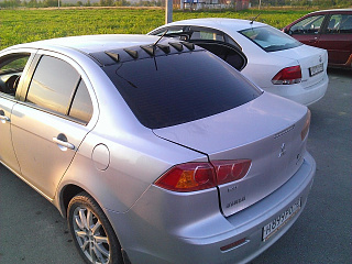 Аэродинамический рассекатель (накладка на крышу 6 зубьев) Zodiak Generator Mitsubishi Lancer X (2007-2016)