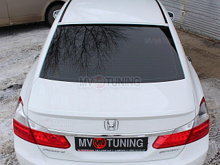 Козырек на стекло узкий Honda Accord 9(IX) (2013 - 2019) + УСТАНОВОЧНЫЙ КОМПЛЕКТ